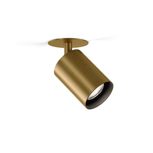 Panzeri+Carl LED 18W 1436lm 3000K CRI>90 30° UGR<16, hämardatav Push/DALI, süvisvalgusti, pronks